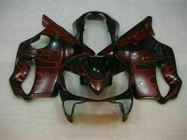 Großhandel CBR 600 F4i 2004-2007 Motorrad Verkleidungen - Rot Flamme Großhandel CBR 600 F4i 2004-2007 Motorrad Verkleidungen - Rot Flamme