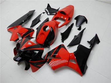 Großhandel CBR 600 RR 2005-2006 Motorrad Verkleidungen & Plastik - Rot Schwarz