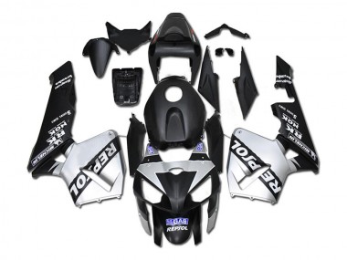 Großhandel CBR 600 RR 2005-2006 Motorrad Verkleidungen - Silber Repsol Schwarz