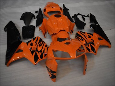 Großhandel CBR 600 RR 2005-2006 Motorrad Verkleidungen & Plastik - Orange Schwarz