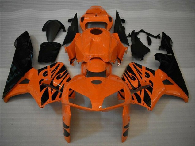 Großhandel CBR 600 RR 2005-2006 Motorrad Verkleidungen & Plastik - Orange Schwarz Großhandel CBR 600 RR 2005-2006 Motorrad Verkleidungen & Plastik - Orange Schwarz