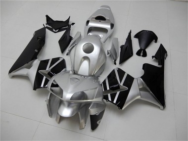 Großhandel CBR 600 RR 2005-2006 Motorrad Verkleidungen - Silber Schwarz