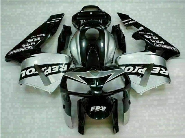 Großhandel CBR 600 RR 2005-2006 Motorrad Verkleidungen - Schwarz Silber Repsol Großhandel CBR 600 RR 2005-2006 Motorrad Verkleidungen - Schwarz Silber Repsol