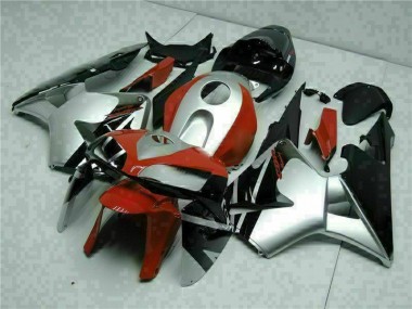 Großhandel CBR 600 RR 2005-2006 Motorrad Verkleidungen - Schwarz Silber Rot