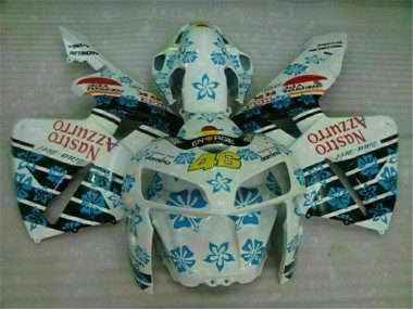 Großhandel CBR 600 RR 2005-2006 Motorrad Verkleidung - Weiß Blau Nastro Azzurro 46