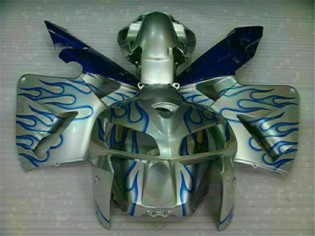 Großhandel CBR 600 RR 2005-2006 Motorrad Verkleidungen - Weiß Blau Flamme Großhandel CBR 600 RR 2005-2006 Motorrad Verkleidungen - Weiß Blau Flamme