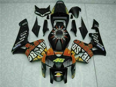 Großhandel CBR 600 RR 2005-2006 Motor Vollverkleidung - Schwarz