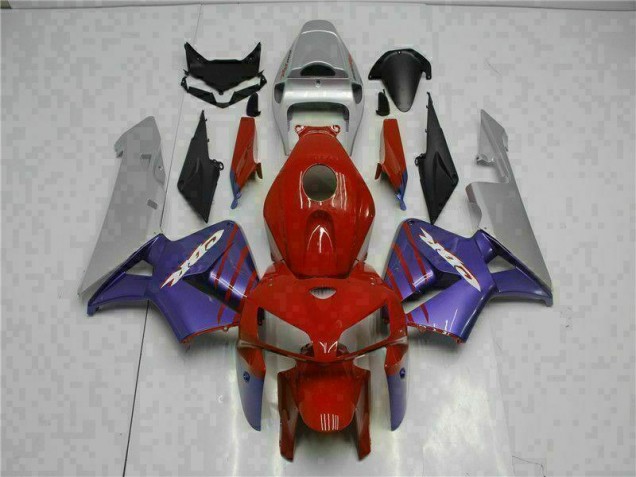 Großhandel CBR 600 RR 2005-2006 Motorrad Verkleidungen - Rot Lila Großhandel CBR 600 RR 2005-2006 Motorrad Verkleidungen - Rot Lila