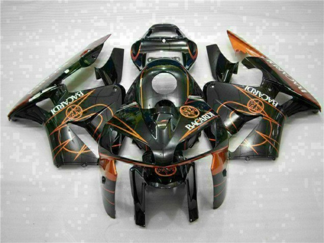 Großhandel CBR 600 RR 2005-2006 Motorrad Verkleidungen - Schwarz Orange BACARDI Großhandel CBR 600 RR 2005-2006 Motorrad Verkleidungen - Schwarz Orange BACARDI