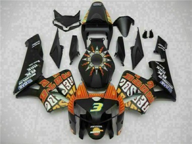 Großhandel CBR 600 RR 2005-2006 Verkleidungen - Schwarz
