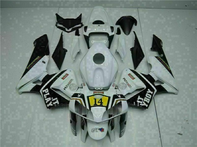 Großhandel CBR 600 RR 2005-2006 Motorrad Verkleidungen - Weiß Playboy 14