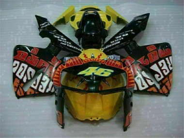 Großhandel CBR 600 RR 2005-2006 Motorrad Verkleidungen - Schwarz Rot Gelb 46