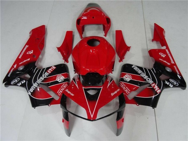 Großhandel CBR 600 RR 2005-2006 Motorrad Verkleidung & Plastik - Rot Schwarz