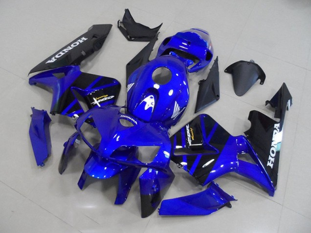 Großhandel CBR 600 RR 2005-2006 Motorrad Verkleidung - Blau Schwarz Großhandel CBR 600 RR 2005-2006 Motorrad Verkleidung - Blau Schwarz