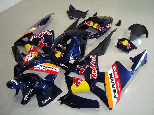 Großhandel CBR 600 RR 2005-2006 Motorrad Verkleidungen - Dunkel blau Rot Bull Repsol Großhandel CBR 600 RR 2005-2006 Motorrad Verkleidungen - Dunkel blau Rot Bull Repsol
