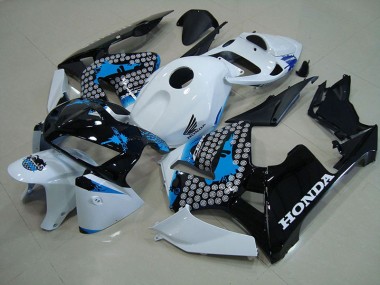 Großhandel CBR 600 RR 2005-2006 Motorrad Verkleidungen - Matt Schwarz mit rotem Aufkleber