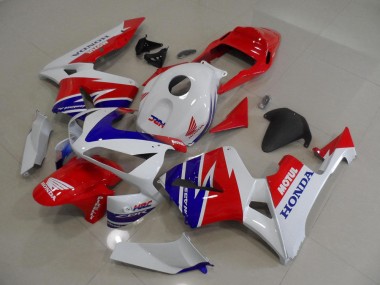 Großhandel CBR 600 RR 2005-2006 Motorrad Verkleidungen - Weiß Blau Rot Motul HRC