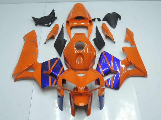 Großhandel CBR 600 RR 2005-2006 Motorrad Verkleidungen - Orange Blau Großhandel CBR 600 RR 2005-2006 Motorrad Verkleidungen - Orange Blau