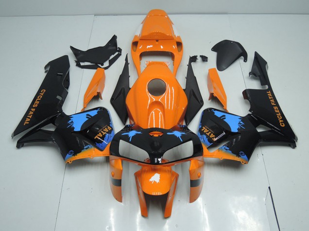 Großhandel CBR 600 RR 2005-2006 Motorrad VollVerkleidungen & Plastik - Orange Schwarz Großhandel CBR 600 RR 2005-2006 Motorrad VollVerkleidungen & Plastik - Orange Schwarz