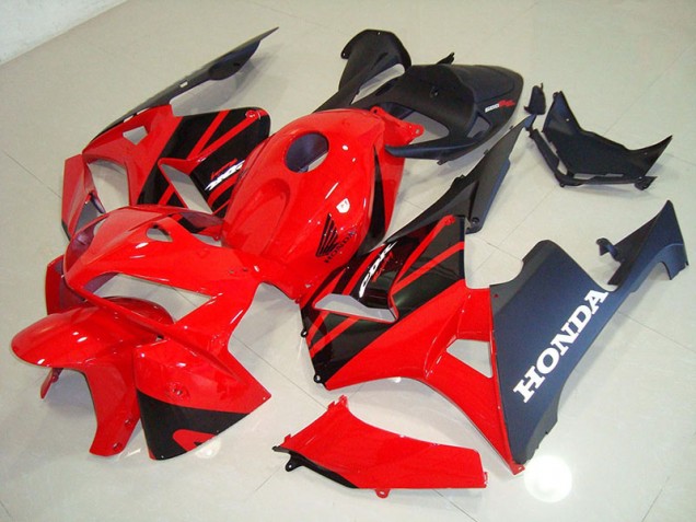Großhandel CBR 600 RR 2005-2006 Motorrad Verkleidungen - Rot Schwarz Großhandel CBR 600 RR 2005-2006 Motorrad Verkleidungen - Rot Schwarz