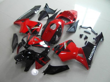 Großhandel CBR 600 RR 2005-2006 Motorrad Verkleidung - Rot Schwarz