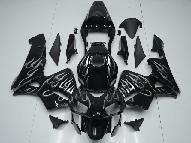 Großhandel CBR 600 RR 2005-2006 Motorrad Verkleidungen - Silber Flamme Großhandel CBR 600 RR 2005-2006 Motorrad Verkleidungen - Silber Flamme