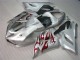 Großhandel ZX6R 2005-2006 Motorrad Verkleidungen - Silber Rot Flammen Großhandel ZX6R 2005-2006 Motorrad Verkleidungen - Silber Rot Flammen
