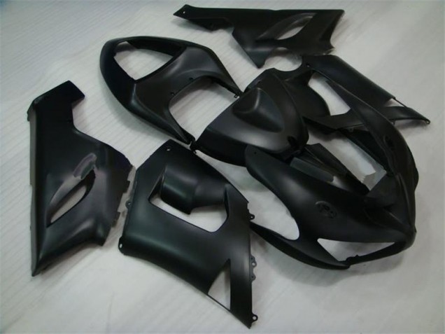 Großhandel ZX6R 2005-2006 Motorrad Verkleidungen - Matt Schwarz