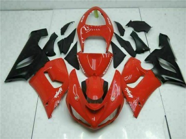 Großhandel ZX6R 2005-2006 Motorrad Verkleidung - Rot