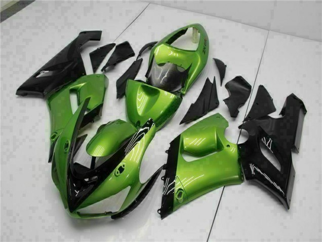 Großhandel ZX6R 2005-2006 Motorrad Verkleidung - Grün Großhandel ZX6R 2005-2006 Motorrad Verkleidung - Grün