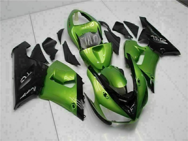 Großhandel ZX6R 2005-2006 Motorrad Verkleidung - Grün Großhandel ZX6R 2005-2006 Motorrad Verkleidung - Grün