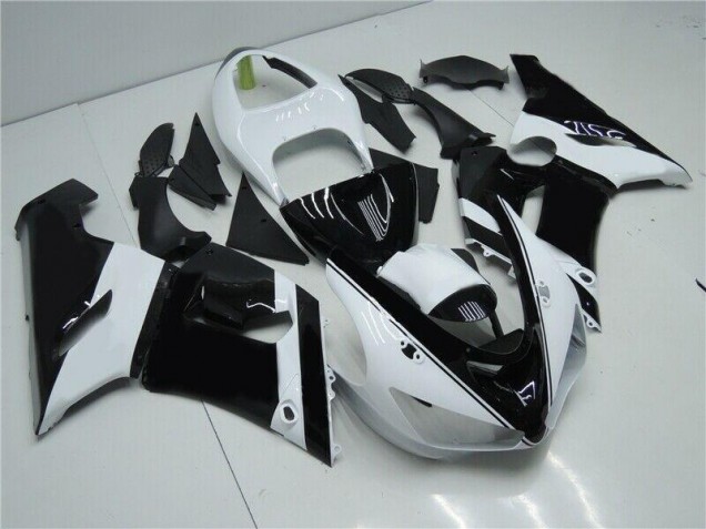 Großhandel ZX6R 2005-2006 Motorrad Verkleidungen - Schwarz Weiß Großhandel ZX6R 2005-2006 Motorrad Verkleidungen - Schwarz Weiß