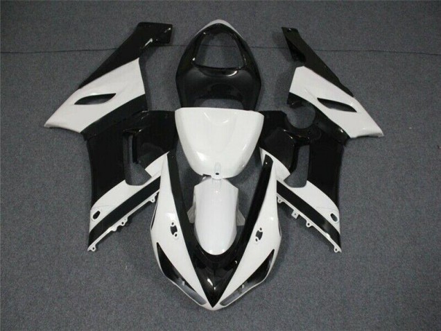Großhandel ZX6R 2005-2006 Motorrad Verkleidung - Schwarz Weiß Großhandel ZX6R 2005-2006 Motorrad Verkleidung - Schwarz Weiß