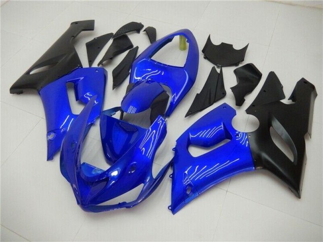 Großhandel ZX6R 2005-2006 Motorrad Verkleidungen - Blau Großhandel ZX6R 2005-2006 Motorrad Verkleidungen - Blau