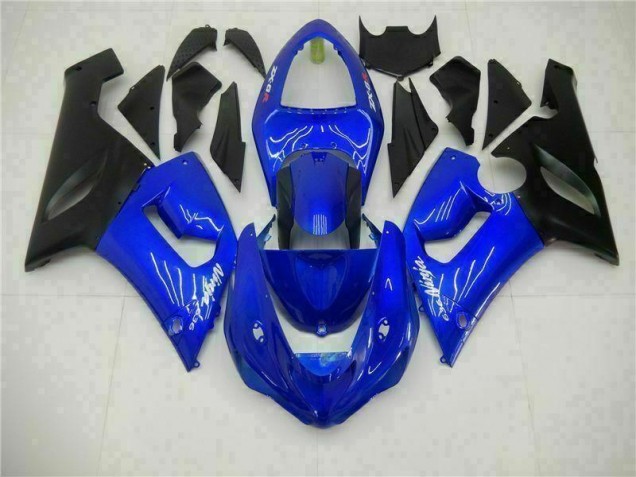 Großhandel ZX6R 2005-2006 Motorrad Verkleidung - Blau Großhandel ZX6R 2005-2006 Motorrad Verkleidung - Blau