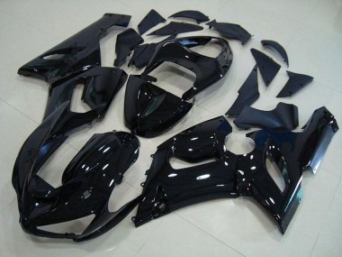 Großhandel ZX6R 2005-2006 Motorrad Verkleidungen - Glänzend Schwarz
