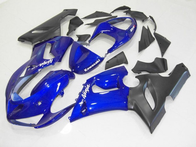 Großhandel ZX6R 2005-2006 Motorrad Verkleidung - Blau Schwarz Großhandel ZX6R 2005-2006 Motorrad Verkleidung - Blau Schwarz