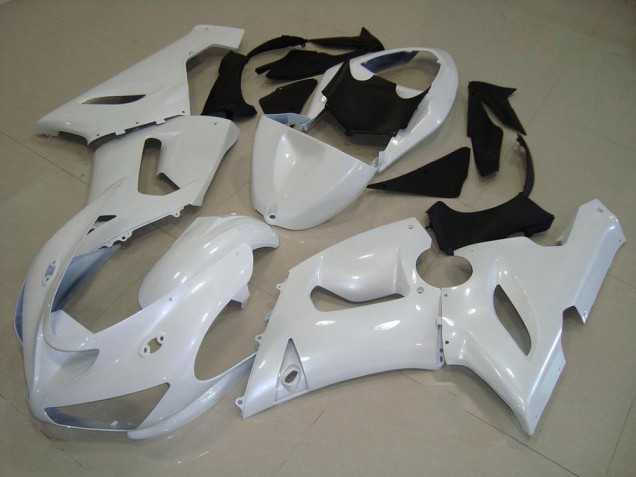 Großhandel ZX6R 2005-2006 Motorrad Verkleidungen - Dunkel Perl Weiß Großhandel ZX6R 2005-2006 Motorrad Verkleidungen - Dunkel Perl Weiß