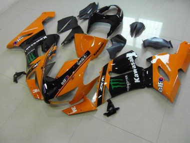 Großhandel ZX6R 2005-2006 Motorrad Verkleidungen - Orange Monster