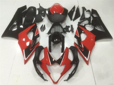 Großhandel GSXR 1000 K5 2005-2006 Motorrad Vollverkleidung - Rot Schwarz