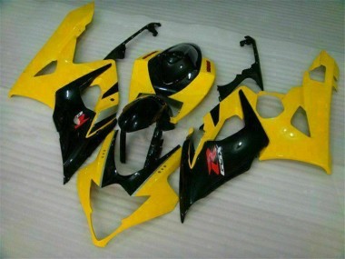 Großhandel GSXR 1000 K5 2005-2006 Motorrad Verkleidungen - Gelb Schwarz