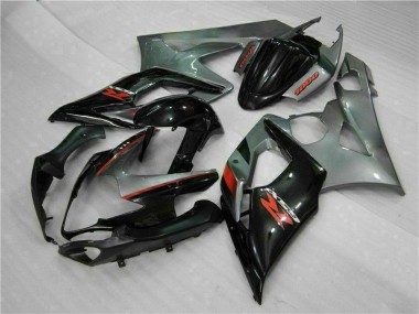 Großhandel GSXR 1000 K5 2005-2006 Motorrad Vollverkleidung - Grau Schwarz