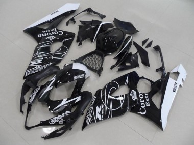 Großhandel GSXR 1000 K5 2005-2006 Motorrad Verkleidungen - Schwarz Corona