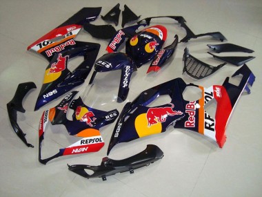 Großhandel GSXR 1000 K5 2005-2006 Motorrad Verkleidungen - Rot Bull Repsol