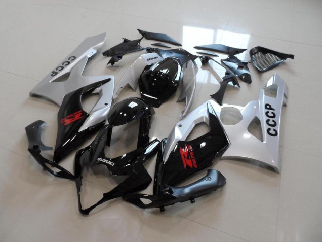 Großhandel GSXR 1000 K5 2005-2006 Motorrad Verkleidungen - Silber Schwarz Großhandel GSXR 1000 K5 2005-2006 Motorrad Verkleidungen - Silber Schwarz