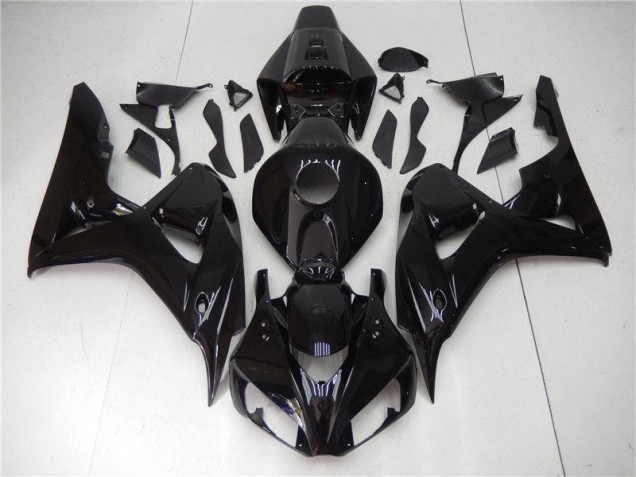 Großhandel CBR 1000 RR 2006-2007 Motorrad Vollverkleidung - Glänzend Schwarz Großhandel CBR 1000 RR 2006-2007 Motorrad Vollverkleidung - Glänzend Schwarz