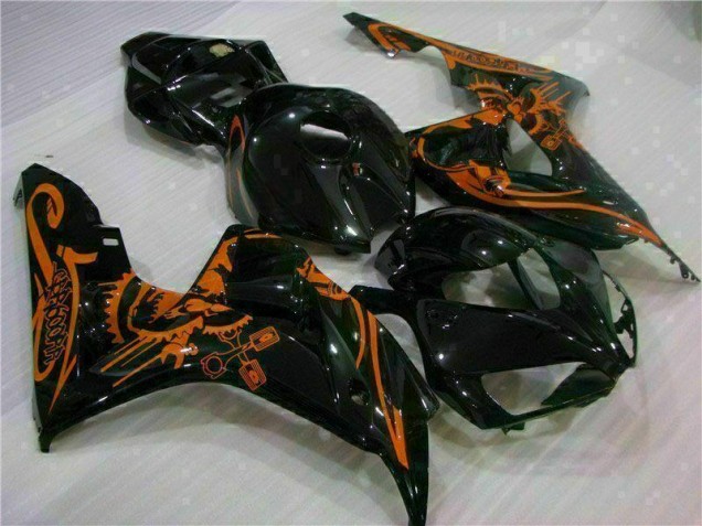 Großhandel CBR 1000 RR 2006-2007 Motorrad Verkleidungen - Braun Schwarz Großhandel CBR 1000 RR 2006-2007 Motorrad Verkleidungen - Braun Schwarz