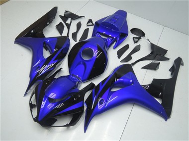 Großhandel CBR 1000 RR 2006-2007 Motorrad Verkleidungen - Blau Schwarz
