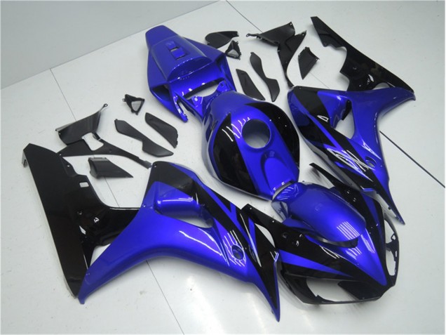 Großhandel CBR 1000 RR 2006-2007 Motorrad Verkleidungen - Blau Schwarz