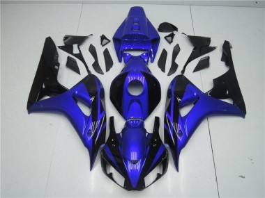 Großhandel CBR 1000 RR 2006-2007 Motorrad Verkleidungen - Blau Schwarz